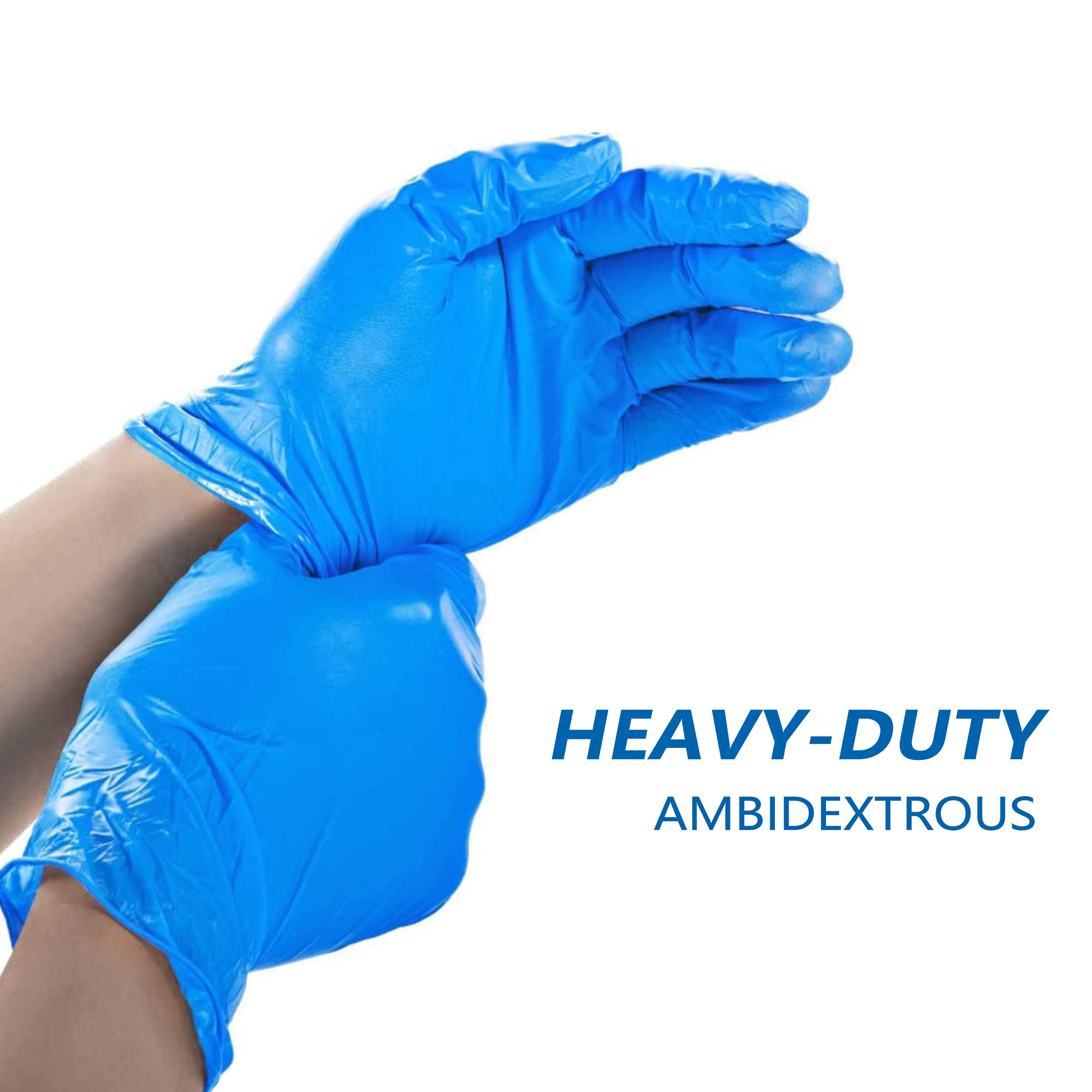 Exam Vinyl  Gloves, Synmax Latex-Free, Powder-Free, Non-Sterile Medical Disposable Gloves  (100 boxes, 10000 gloves, Blue)Bulk